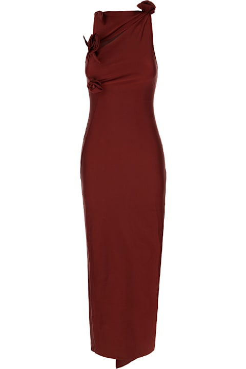 Coperni Dresses for Women Coperni Burgundy Stretch Nylon Dress