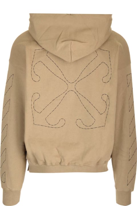 Off-White for Men Off-White Hoodie With Logo And Arrow Motif