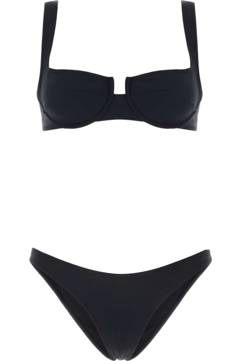 Swimwear for Women Reina Olga Black Stretch Nylon Brigitte Bikini