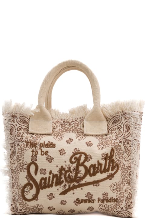 Bags for Women MC2 Saint Barth Colette Bandana Cotton Canvas Shopper