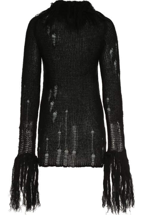 Openwork-knit Dress