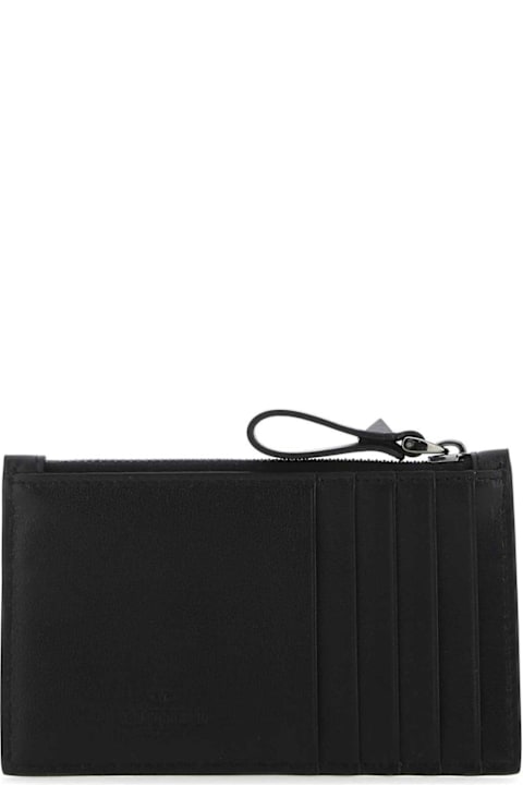 Valentino Garavani Accessories for Men Valentino Garavani Garavani Rockstud Zip-up Card Holder