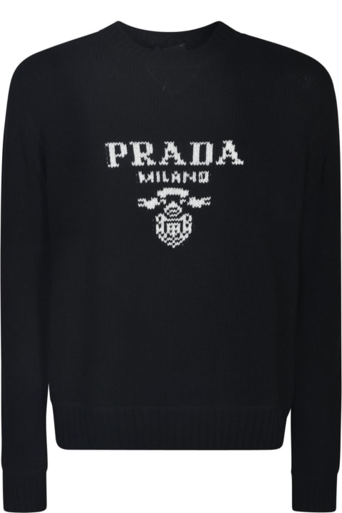 Prada Clothing for Men Prada Logo Sweater