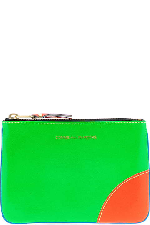 Comme des Garçons Wallet for Kids Comme des Garçons Wallet 'super Fluo' Card Holder