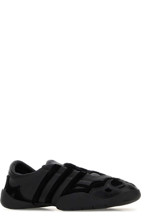 Y-3 Black Leather Regu 2002 Sneakers