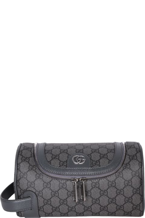 Gucci Shoulder Bags for Women Gucci Ophidia Black Necessaire