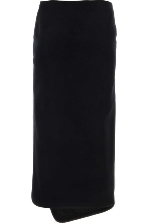 Fashion for Women Ann Demeulemeester Black Felt Oline Skirt