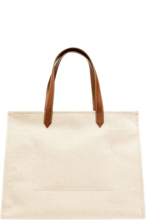 Homeware Balmain B-army Logo-embroidered Top Handle Bag