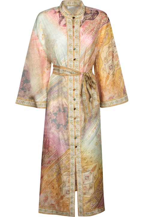 Zimmermann Clothing for Women Zimmermann Tallow Midi Multicolor Dress