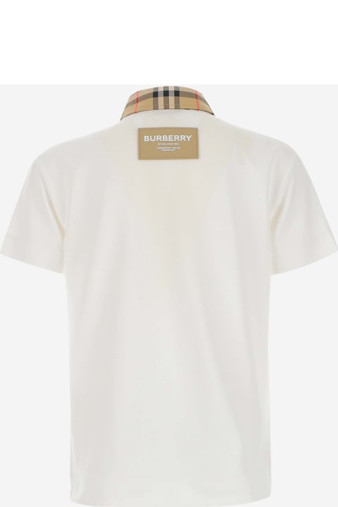 Burberry T-Shirts & Polo Shirts for Girls Burberry Cotton Piqué Polo Shirt