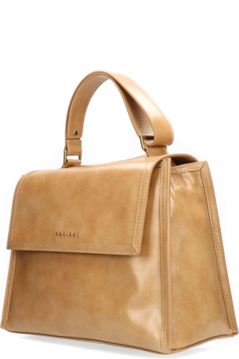 Orciani Totes for Women Orciani Sveva Notturno Medium Leather Handbag