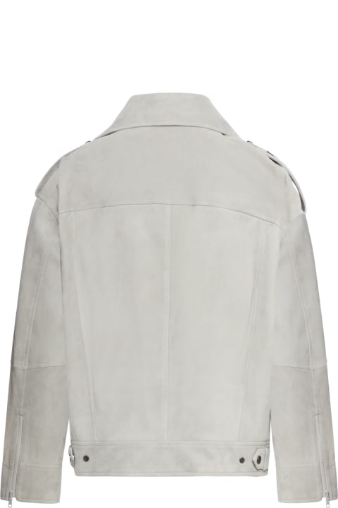 معاطف وجواكت لـ السيدات Brunello Cucinelli Leather Jacket