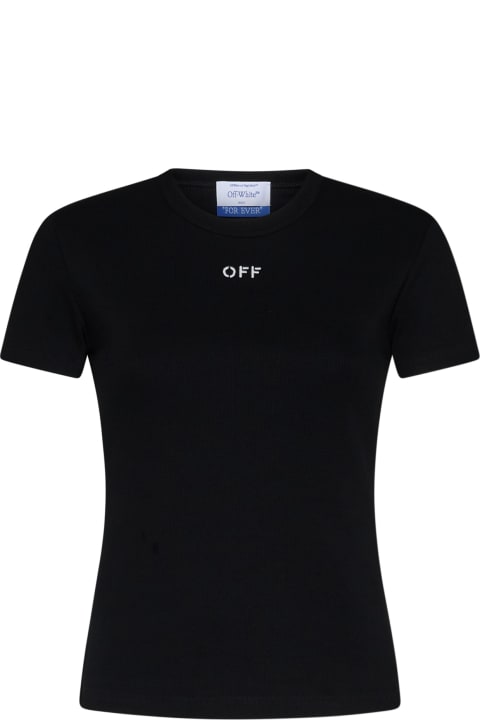 Off-White Topwear for Women Off-White Off Stamp Logo T-shirt