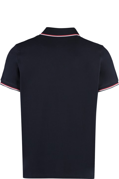 メンズ Monclerのトップス Moncler Cotton-piqué Polo Shirt