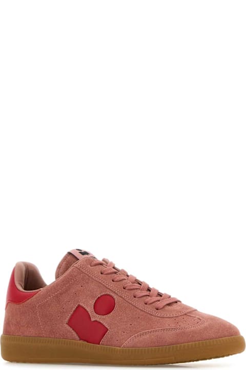 Isabel Marant أحذية سنيكرز لـ السيدات Isabel Marant Dark Pink Suede Bryce Sneakers