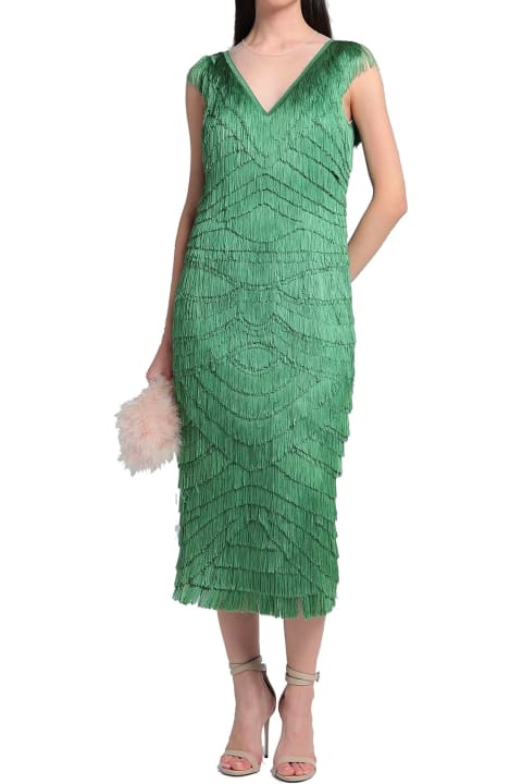 Dresses for Women Dolce & Gabbana Fringed Midi Dress