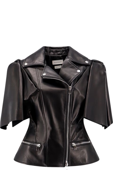 Alexander McQueen Coats & Jackets for Women Alexander McQueen Biker Vest