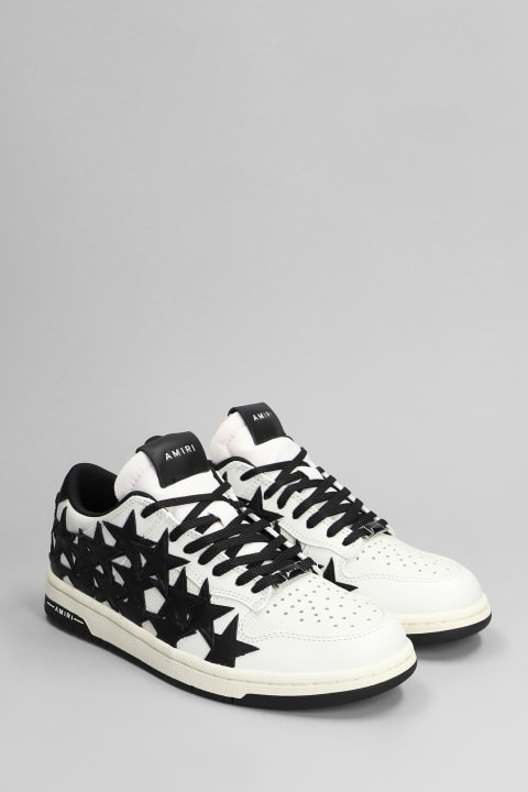 Fashion for Women AMIRI Stars Low Sneakers In White Leather