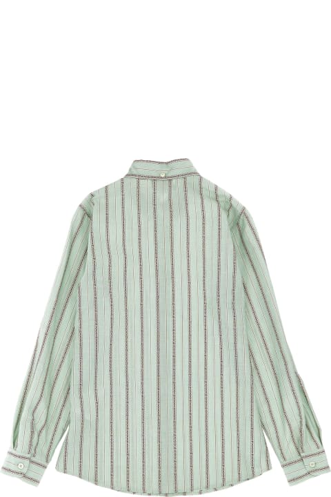 Gucci for Boys Gucci Patterned Striped Shirt