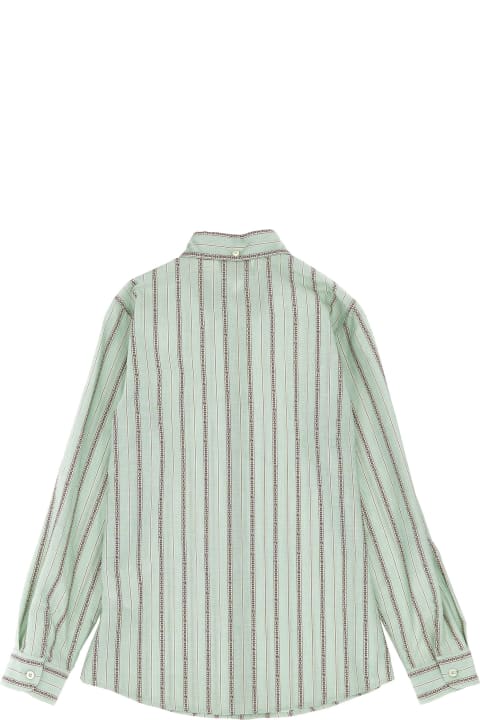 Gucci Shirts for Boys Gucci Patterned Striped Shirt