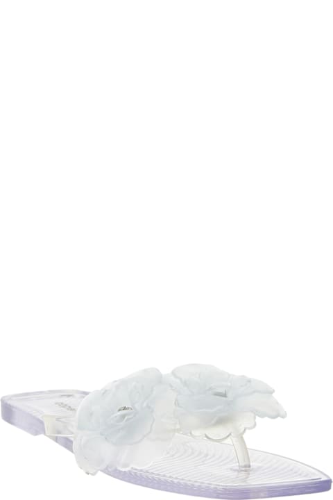 Coperni 'silicone Flower Flat' Sandals
