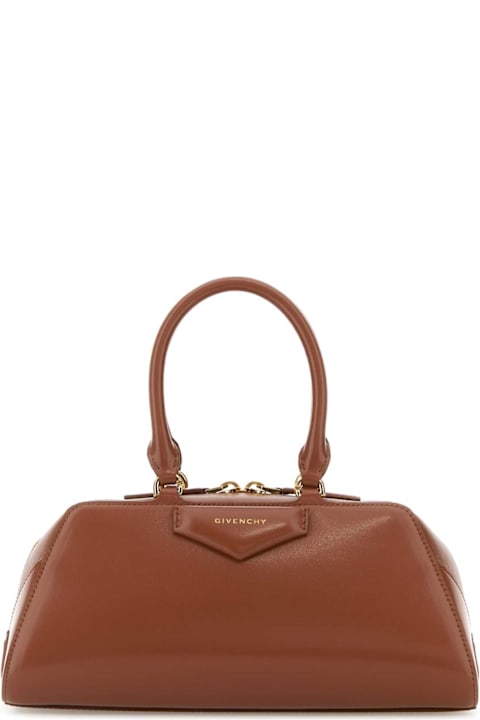 Givenchy Caramel Leather Small Antigona Handbag