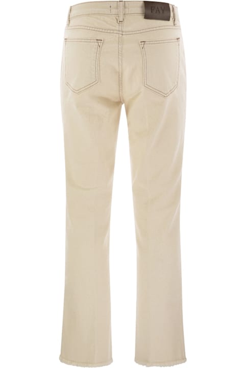 Fay Pants & Shorts for Women Fay Denim 5-pocket Trousers