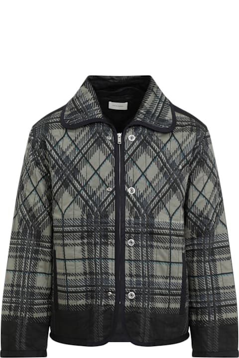 Craig Green Clothing for Men Craig Green Quilted Plaid Fade Jacket