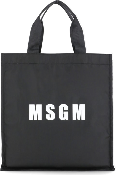 メンズ トートバッグ MSGM Tote Shoulder Bag