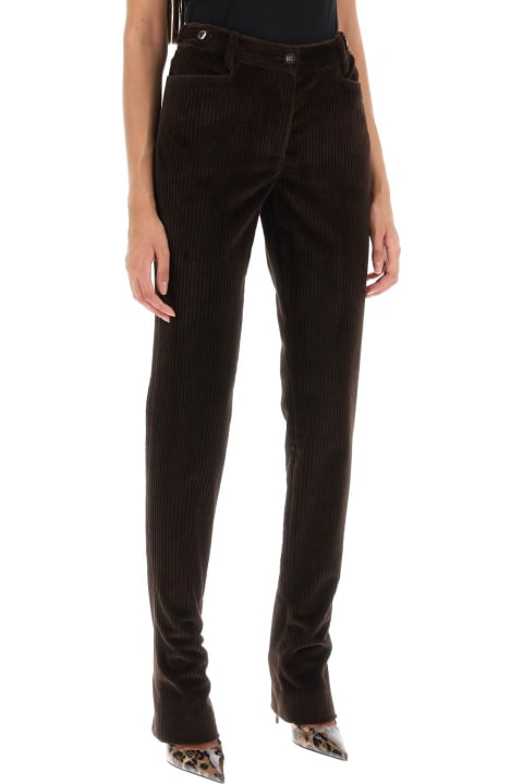 Dolce & Gabbana Pants & Shorts for Women Dolce & Gabbana Bell-bottom Corduroy Pants