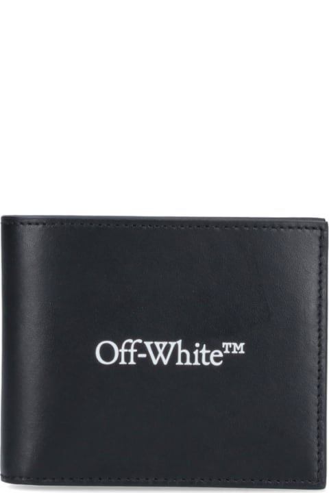 Wallets for Men Off-White Bi-fold Wallet