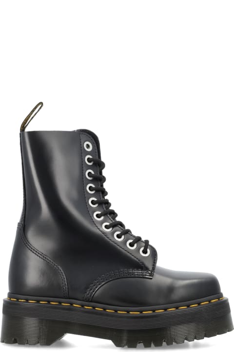 ウィメンズ新着アイテム Dr. Martens 1490 Quad Squared Leather Boots