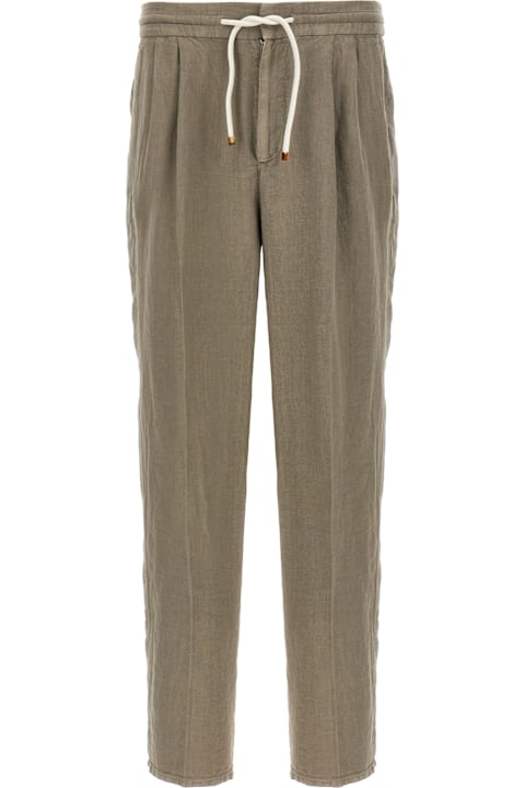 Brunello Cucinelli Pants for Men Brunello Cucinelli Linen Trousers