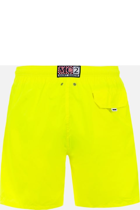 أدوات منزلية MC2 Saint Barth Man Lightweight Fabric Fluo Yellow Swim Shorts Lighting Pantone | Pantone® Special Edition