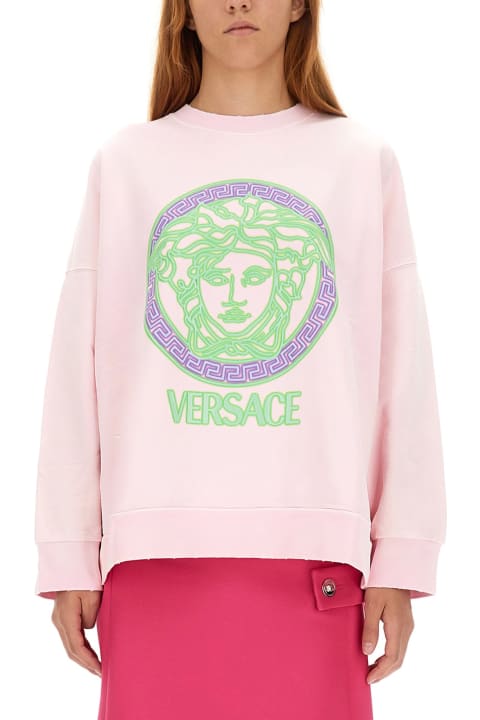 Versace for Women Versace Sweatshirt With Medusa Logo