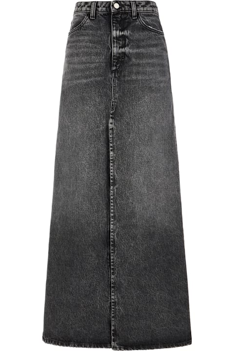 Icon Denim Clothing for Women Icon Denim Grey Denim Lara Skirt