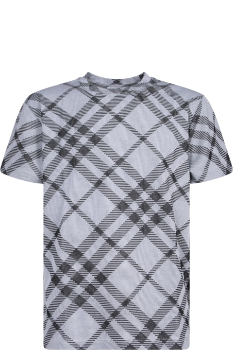 Fashion for Men Burberry White Check T-shirt