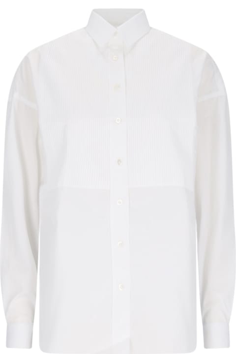 Finamore Topwear for Women Finamore 'grace' Pleated Shirt