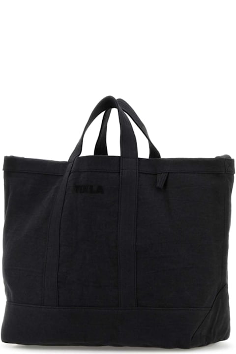 Tekla Slate Canvas Shopping Bag