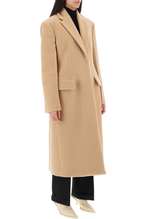 Jil Sander Coats & Jackets for Women Jil Sander Tailored Coat In Virgin Wool
