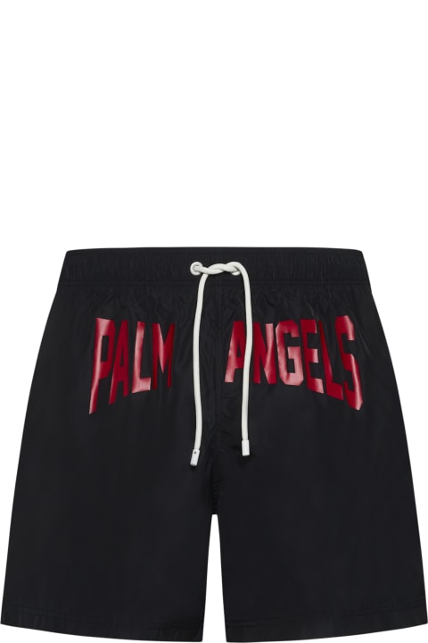 Palm Angels for Men Palm Angels Nylon Swimsuit With Logo