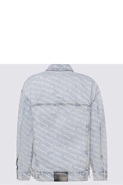 Alexander Wang Clothing for Women Alexander Wang Light Blue Cotton Denim Jacket