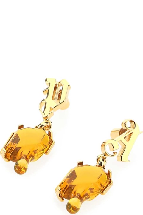 Jewelry for Women Palm Angels Golden Metal Earrings
