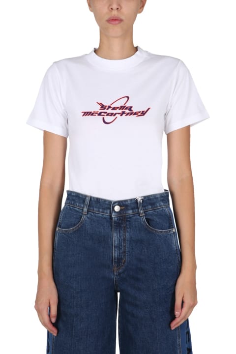 ウィメンズ Stella McCartneyのトップス Stella McCartney T-shirt With Logo Print