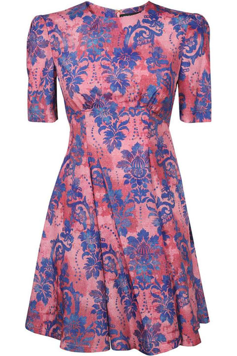 Homeware Versace Jeans Couture Floral Print Mini Dress