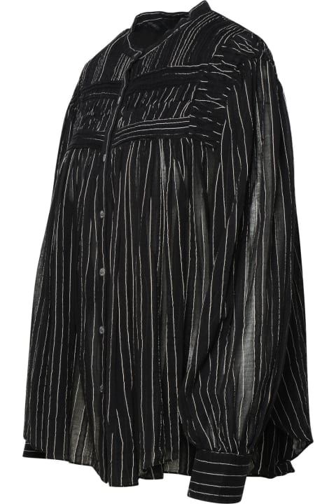 Marant Étoile Topwear for Women Marant Étoile 'plalia' Black Cotton Shirt