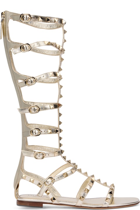 Valentino Garavani Low Leather Sandals