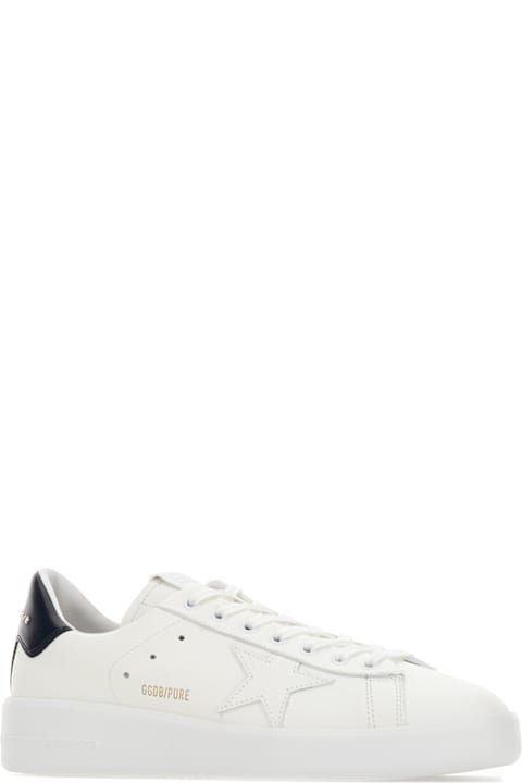 Homeware Golden Goose White Leather Pure Star Sneakers