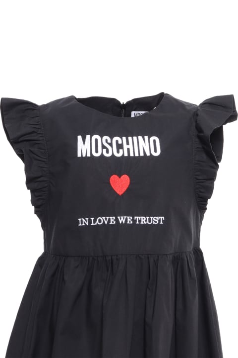 Moschino for Kids Moschino Black Long Dress