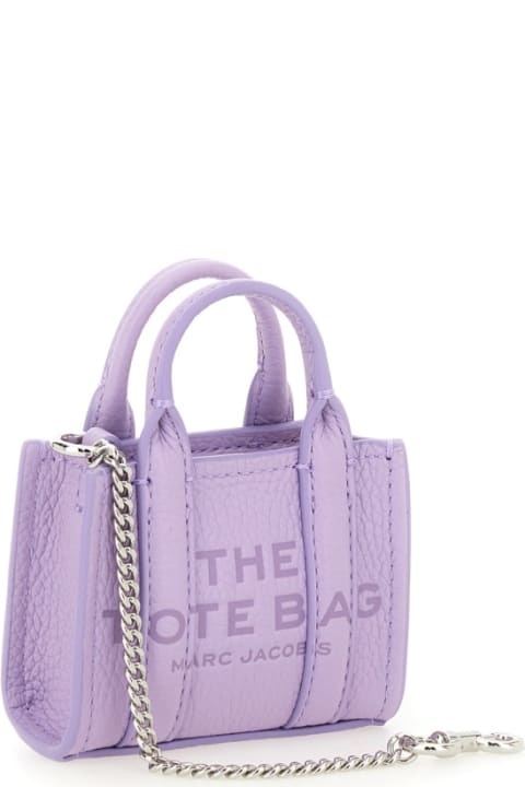 トートバッグ MARC JACOBS DWARF LEATHER \"THE TOTE\" KEYCHAIN WITH CHAIN Marc Jacobs KEYCHAIN THE TOTE DWARF - Tote Bags - BeyondStyle